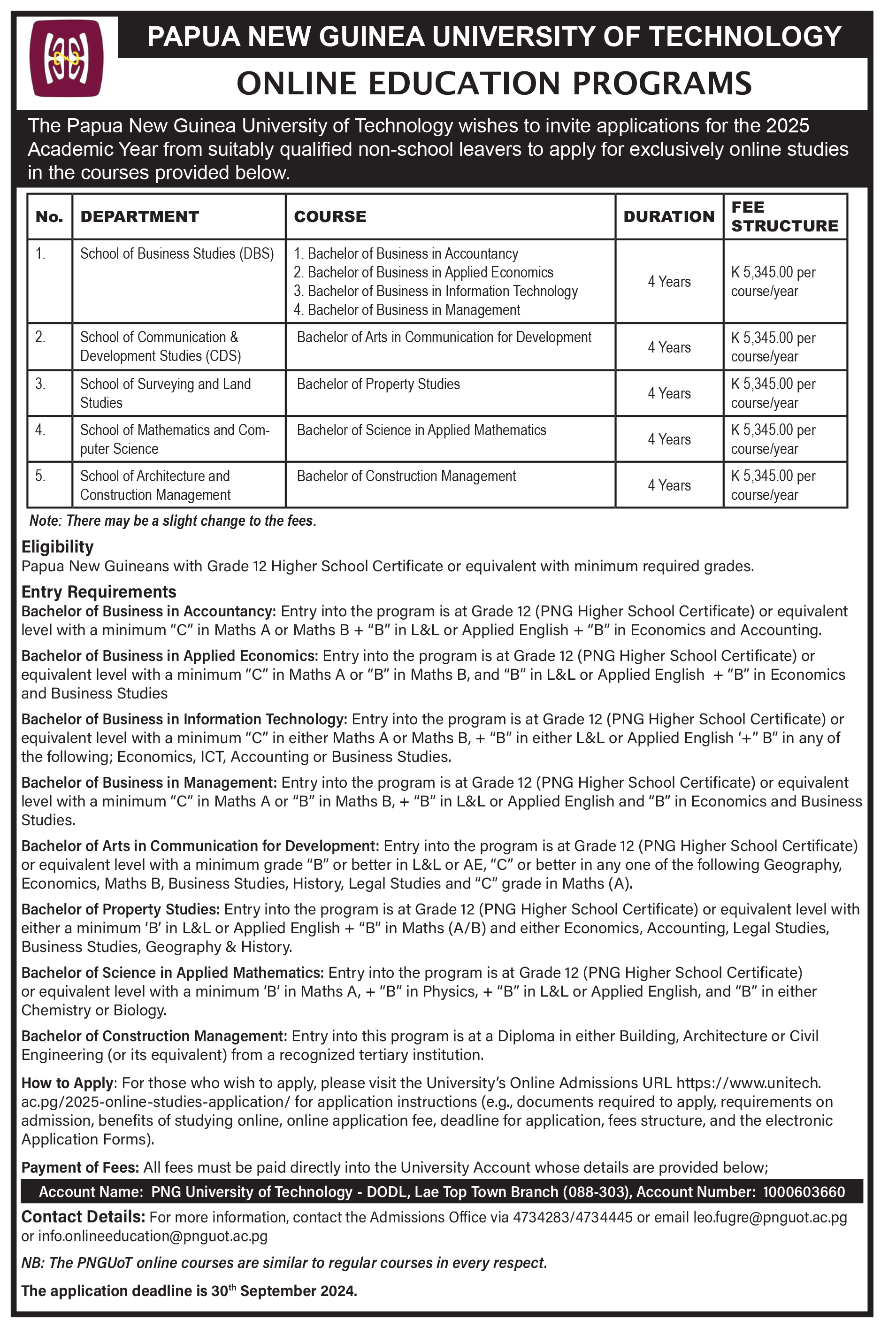 ONLINE EDUCATION PROGRAMS FOR 2025